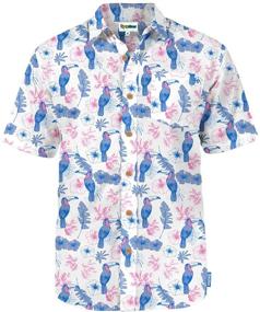 img 4 attached to Mens Rubber Ducky Hawaiian Shirt Men's Clothing and Shirts
