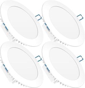 img 4 attached to 💡 Sunco Lighting 6 Inch Slim LED Recessed Ceiling Lights