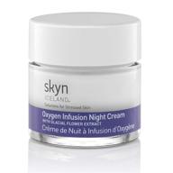 skyn iceland oxygen infusion night cream: 🌙 revitalize & repair skin overnight, 56g / 1.98 oz logo