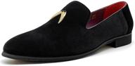 👞 cmm smoking slippers moccasins: stylish men's shoes for effortless loafers & slip-ons logo