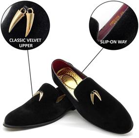 img 3 attached to 👞 CMM Smoking Slippers Moccasins: Stylish Men's Shoes for Effortless Loafers & Slip-Ons