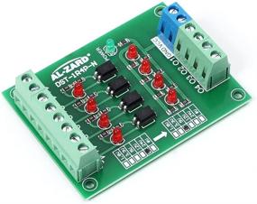 img 4 attached to 🔌 Icstation 4 Channel Voltage Level Translator Opto-Isolator Board PNP NPN PLC Signal Converter Module - 24V to 5V