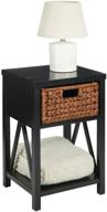 mdesign side table storage nightstand logo