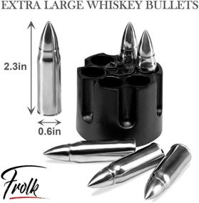 img 1 attached to Frolk Stainless Whiskey Premium Bullets