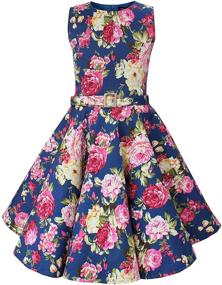 img 4 attached to 🦋 Captivating BlackButterfly Kids 'Audrey' Vintage Divinity 50's Girls Dress: A Timeless Fashion Statement for Little Divas