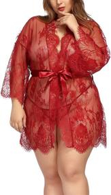 img 3 attached to TGD Womens Lingerie Nightgown XXXXL Women's Clothing in Lingerie, Sleep & Lounge