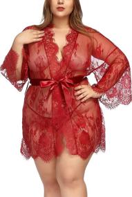 img 4 attached to TGD Womens Lingerie Nightgown XXXXL Women's Clothing in Lingerie, Sleep & Lounge