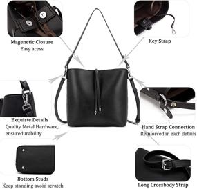 img 2 attached to 👜 Стиль и функциональность объединены: дизайнерские сумки и кошельки WESTBRONCO для женщин