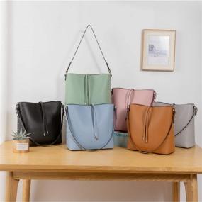 img 3 attached to 👜 Стиль и функциональность объединены: дизайнерские сумки и кошельки WESTBRONCO для женщин