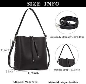 img 1 attached to 👜 Стиль и функциональность объединены: дизайнерские сумки и кошельки WESTBRONCO для женщин