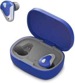 img 4 attached to 🎧 Helix Беспроводные наушники True Wireless - наушники Bluetooth 5.0 с высококачественным звуком HD, непобедимым басом, надежной посадкой SecureLock, автоматической синхронизацией, голосовым вызовом без использования рук, синий