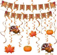 🎉 enhance your friendsgiving festivities with our complete garland party decoration set! logo