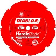 🔪 fiber cement saw blade freud d1208dh diablo 12-inch by 8 tooth tcg polycrystalline diamond tipped, multi-purpose логотип