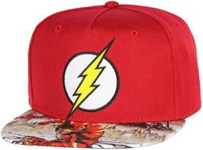 img 3 attached to Comics Flash Embroidered Photoreal Snapback