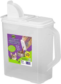 img 2 attached to Convenient Clear Bag-In Pet Food and Bird Seed Dispenser - Large Size by Buddeez
