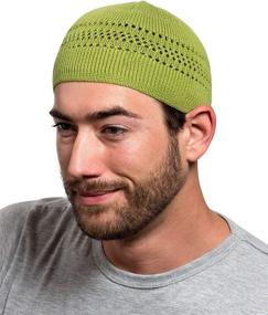 img 3 attached to 🧢 SnugZero - Premium 100% Cotton Lattice-Knit Skull Cap Beanie Kufi: Stylish Solid Colors and Cool Designs for Everyday Comfort