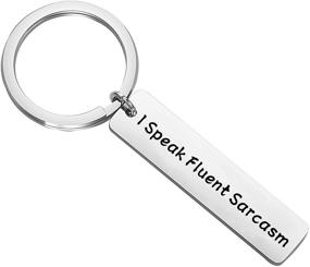 img 4 attached to CHOORO Hilarious Sarcastic Sarcasm Keychain