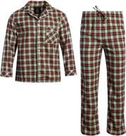 🛏️ cozy up with ten west apparel flannel pajamas: unmatched comfort for a restful night's sleep logo