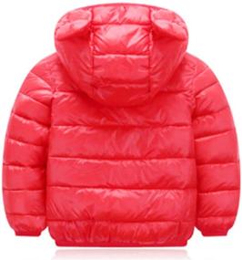 img 2 attached to HILEELANG Outerwear Jackets: Resistant, Packable Boys' Clothing and Jackets & Coats - Stay Warm in Style!