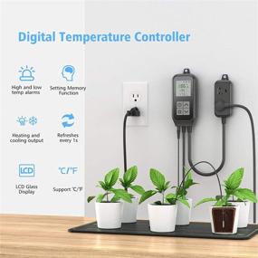 img 3 attached to 🌡️ Advanced Temperature Controller Thermostat for Precise Germination and Fermentation Control