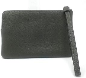 img 2 attached to Women's Coach Small Corner Wristlet in Black - Handbags, Wallets, and Wristlets