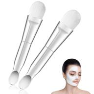 💆 tenmon 2-piece face mask brush set: metal handle, soft bristles, easy to clean - ideal for liquid masks, creams, eye masks - makeup tool with enhanced moisture logo