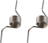 🔧 kenmore elite compatible 2 pack refrigerator springs: door repair for models 795.741053.010 & 795.71063.011 - counter clockwise wound, french heavy duty steel logo