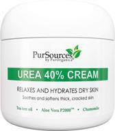 👣 purorganica urea 40% foot cream – ultimate callus remover – intensive moisturizer & rejuvenator for tough, cracked, rough, lifeless, and dehydrated skin – ideal for feet, elbows, and hands logo