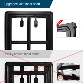 img 1 attached to 🐶 Lockable Sliding Dog Screen Door - Inner Size 12 x 16 inches with Magnetic Automatic Closing - Pet Door for Screen Door