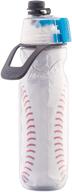 o2cool mist n sip water bottle, 20 oz, white logo