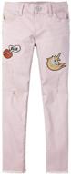 childrens place girls twill jeggings logo