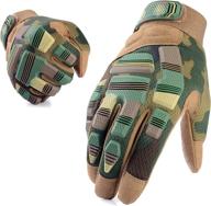 🧤 camouflage full finger outdoor gloves for men - axbxcx logo