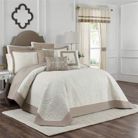 img 3 attached to Vue Bensonhurst Bedspread King Ivory