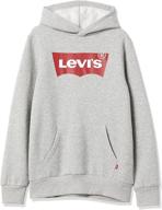 🔵 levi's boys' batwing hooded pullover logo