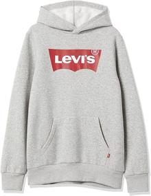img 3 attached to 🔵 Levi's Boys' Batwing Hooded Pullover