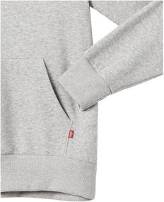 img 1 attached to 🔵 Levi's Boys' Batwing Hooded Pullover