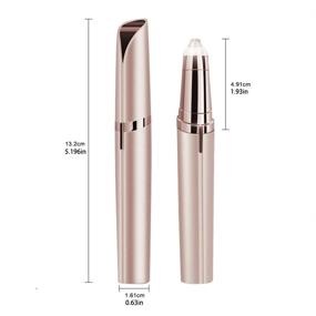 img 2 attached to Eyebrow Trimmer Portable Painless Remover