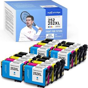 img 4 attached to 🖨️ MYCARTRIDGE Remanufactured Ink Cartridge for Epson 252XL T252 (20-Pack) - Compatible with WF-7710, WF-7110, WF-7210, WF-7720, WF-3640, WF-3620, WF-7620