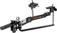 🚚 curt 17062 round bar weight distribution hitch | integrated lubrication & sway control | up to 10k | 2-inch shank | 2-5/16-inch ball logo