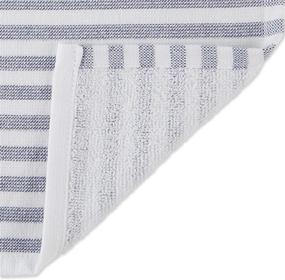 img 3 attached to 🧽 DII Terry Collection Kitchen Dishtowel Set, 18x28, Assorted French Blue, 3 Pieces