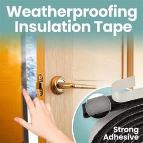 img 3 attached to Enhance Home Comfort and Noise 🏠 Reduction with Home Intuition Weatherstrip Conditioning Soundproofing