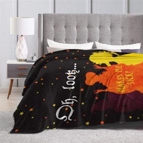 img 1 attached to 🎃 Halloween Home Store Lightweight Microfiber Reversible Kids' Blanket