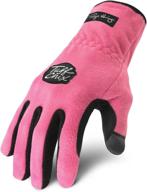 🧤 ironclad smtc 24 l tuff chix fleece glove - durable and comfortable women's work glove logo