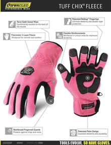 img 2 attached to 🧤 Ironclad SMTC 24 L Tuff Chix Fleece Glove - Durable and Comfortable Women's Work Glove