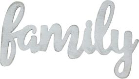 img 1 attached to Enhance Family Creativity with Hampton Art Family Jillibean Soup Mix The Media Wood Script White
