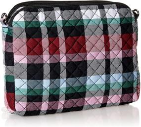 img 3 attached to 👜 Optimized Search: Vera Bradley Cotton Triple Compartment Crossbody Handbag