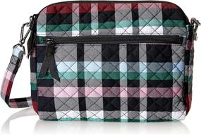 img 4 attached to 👜 Optimized Search: Vera Bradley Cotton Triple Compartment Crossbody Handbag