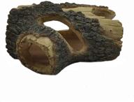 🐠 tfwadmx aquarium betta log - resin tree trunk hollow fish tank ornament driftwood hideout cave house for fish and shrimp логотип