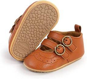 img 4 attached to 👟 LAFEGEN Leather Infant Toddler Walker Girls' Shoes: Stylish and Comfortable Flats!