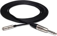 🎧 hosa hxms-025 rean 3.5mm trs to 1/4" trs pro headphone adapter cable, 25ft logo